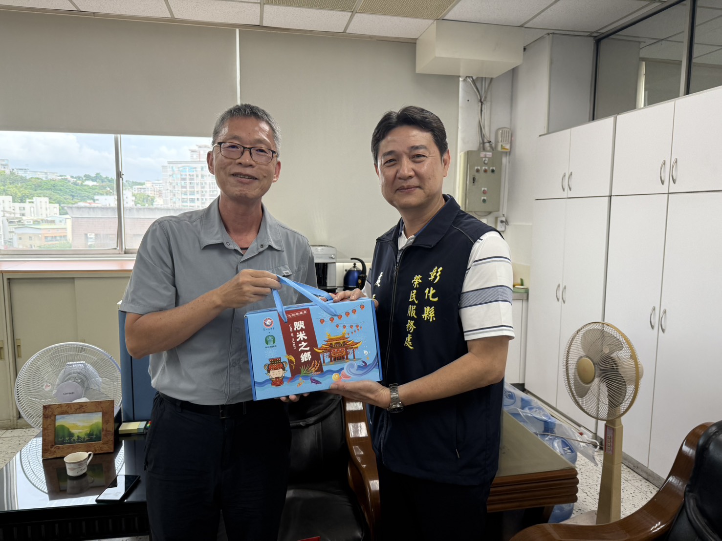彰化縣榮服處拜會縣府民政處深化跨域合作共築安心御老照顧網