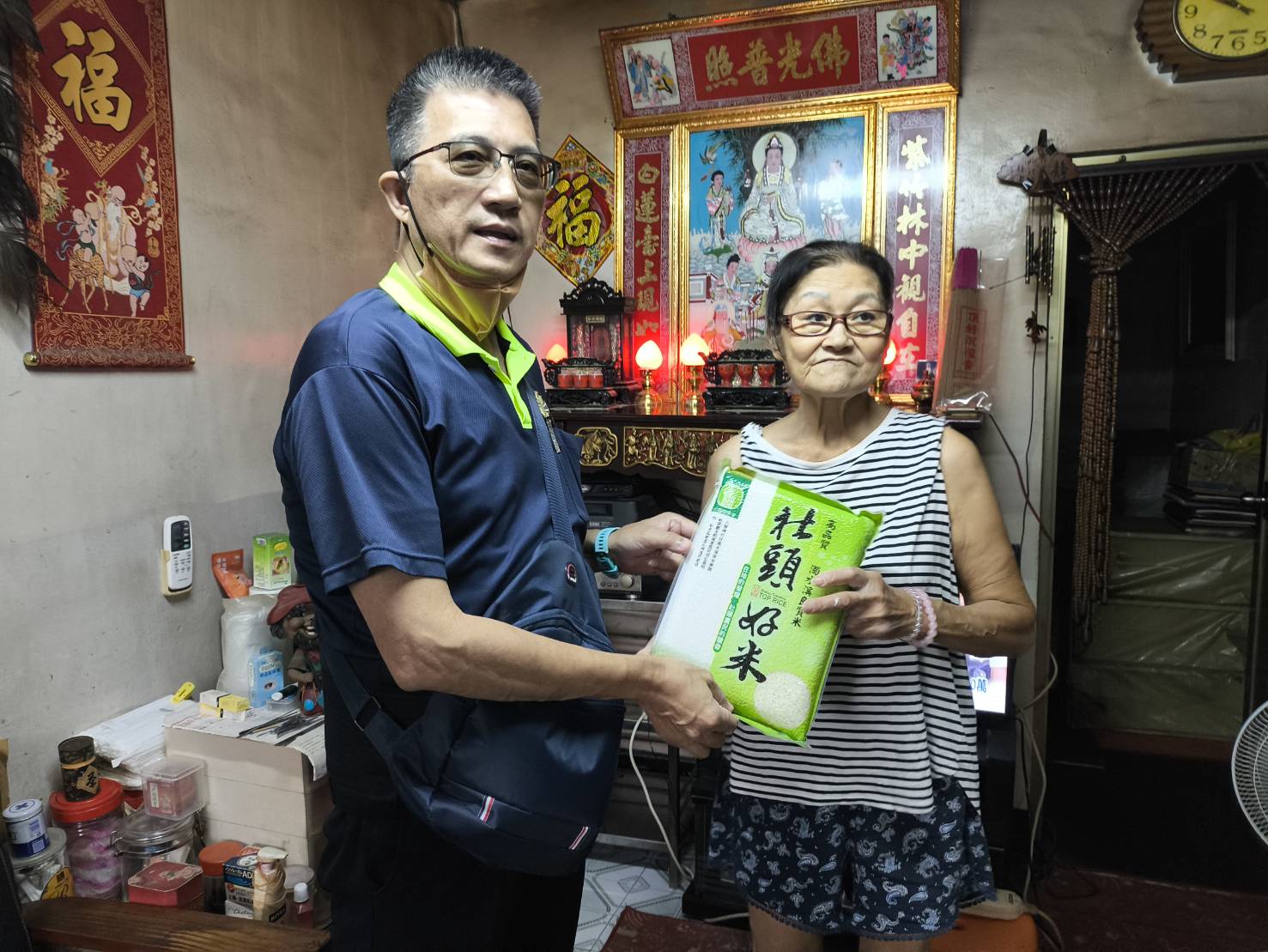 本處關懷榮民(眷)發放物資宣導就醫政策
