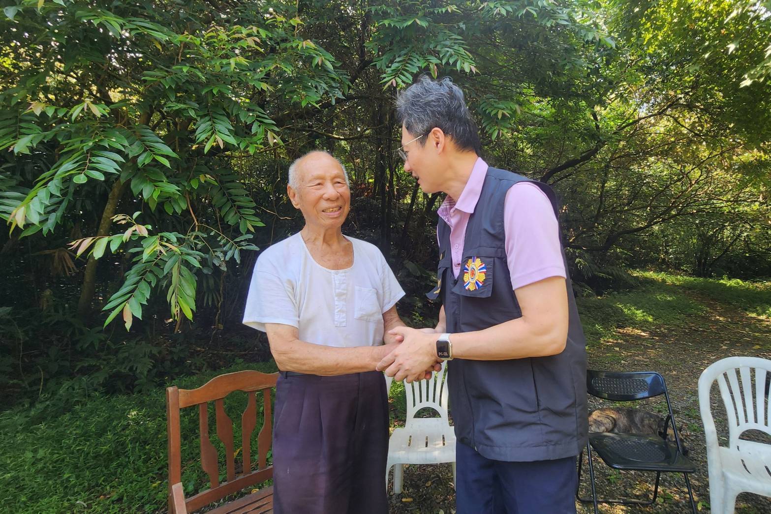 【臺北市榮服處深入陽明山區關懷榮民眷❤️】