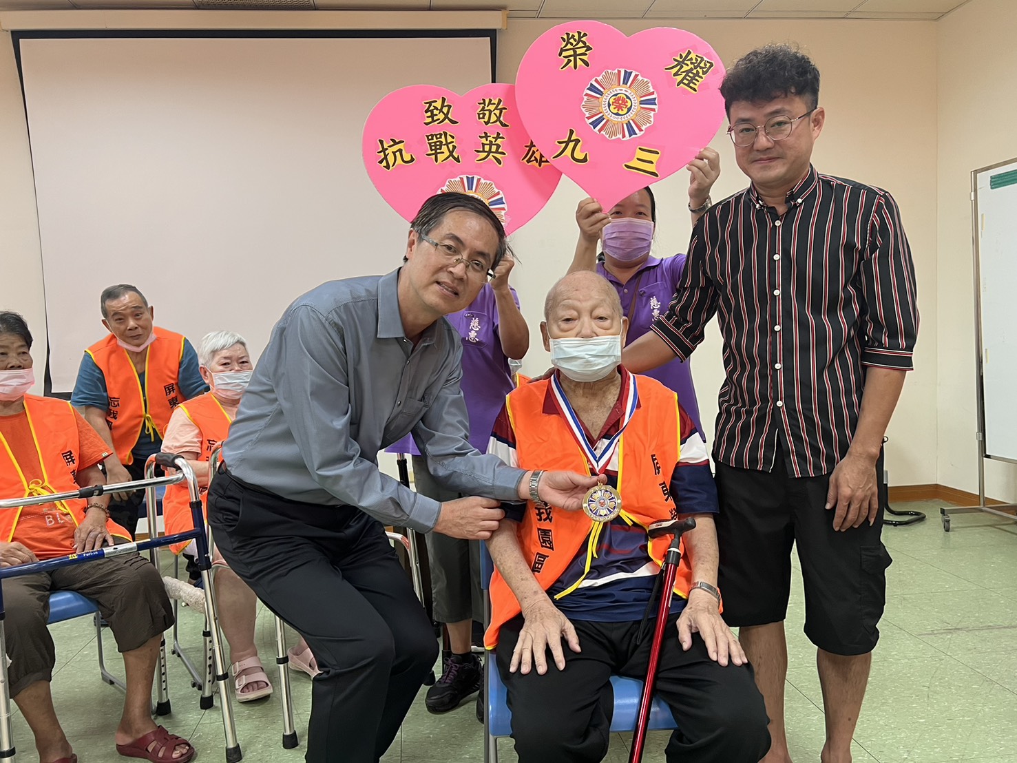114年09月03日榮耀九三，屏東榮家致敬抗戰英雄
