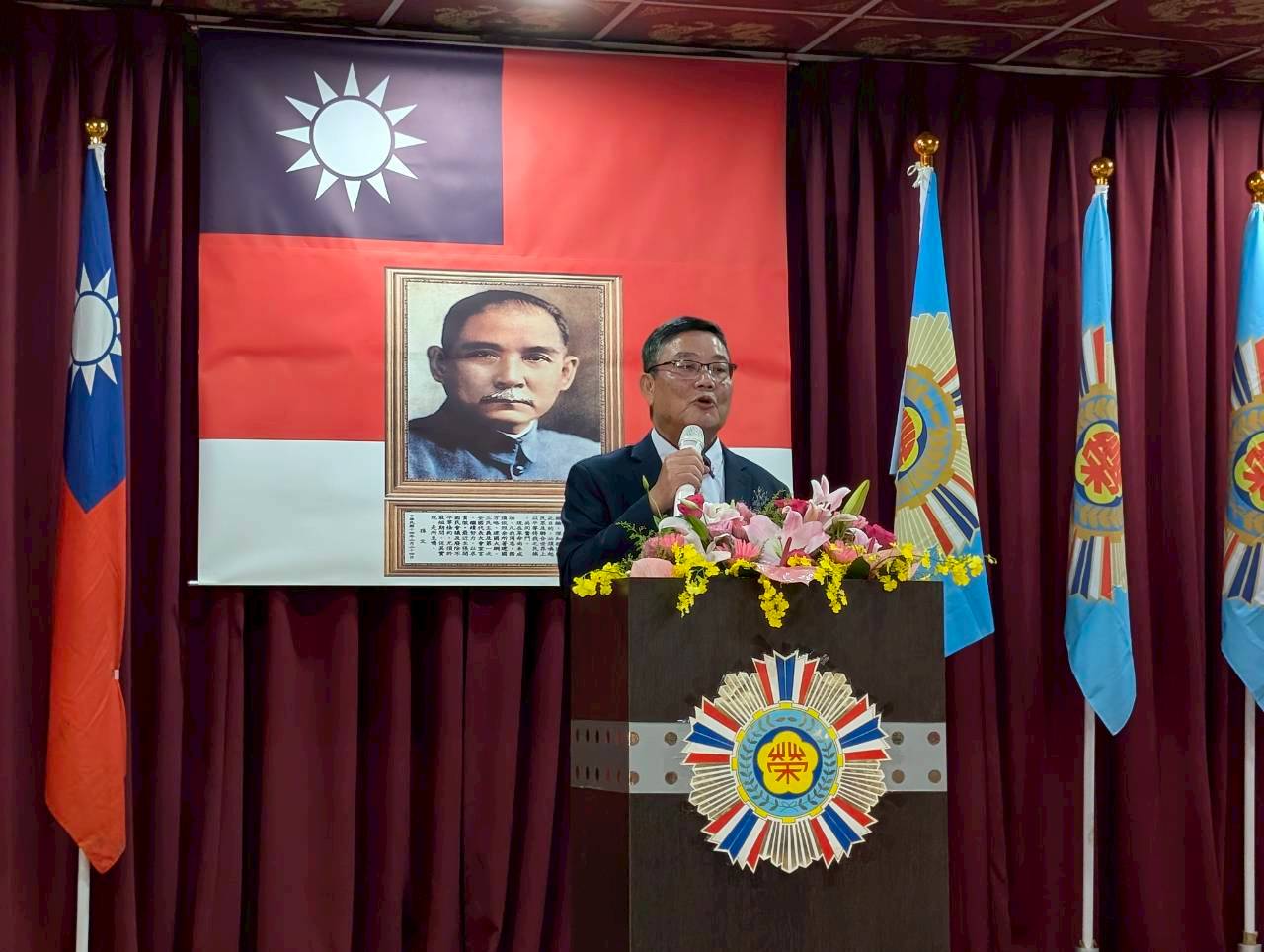 圖二本處劉信義處長於榮民節慶祝大會致詞