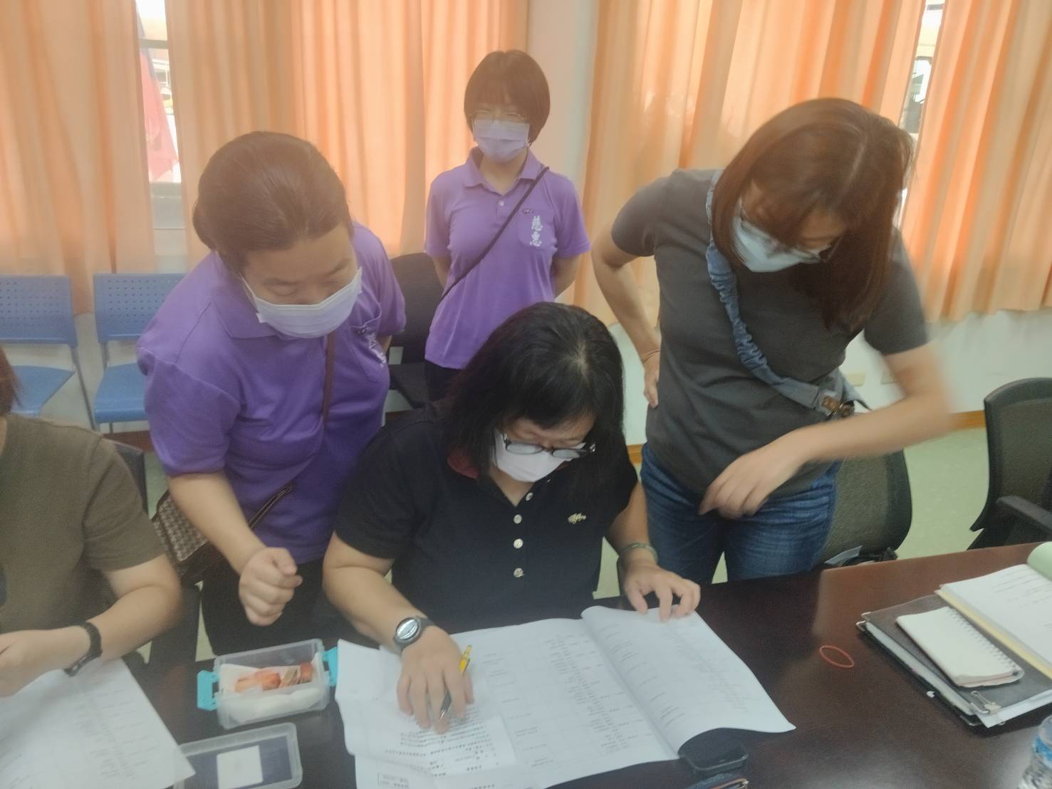 圖3:稽核小組成員實施檢查