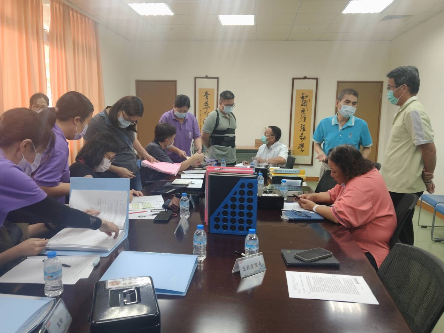 圖4:稽核小組成員實施檢查