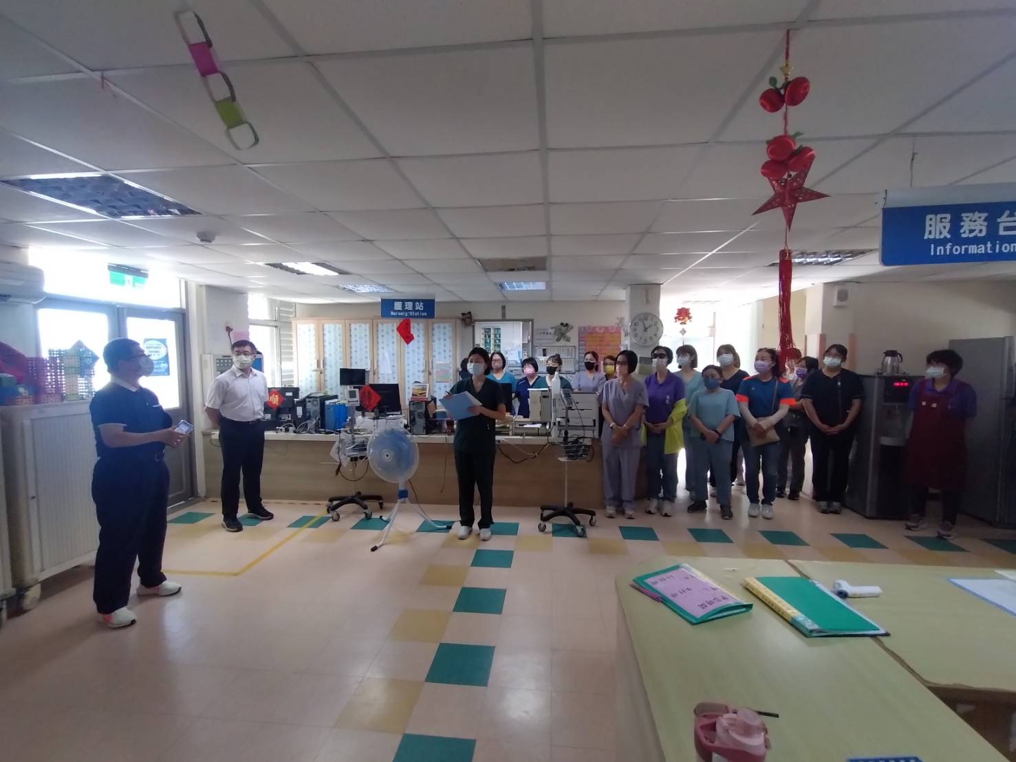 守護榮民長輩健康,馬蘭榮家實地演練疥瘡防疫流程 (1)