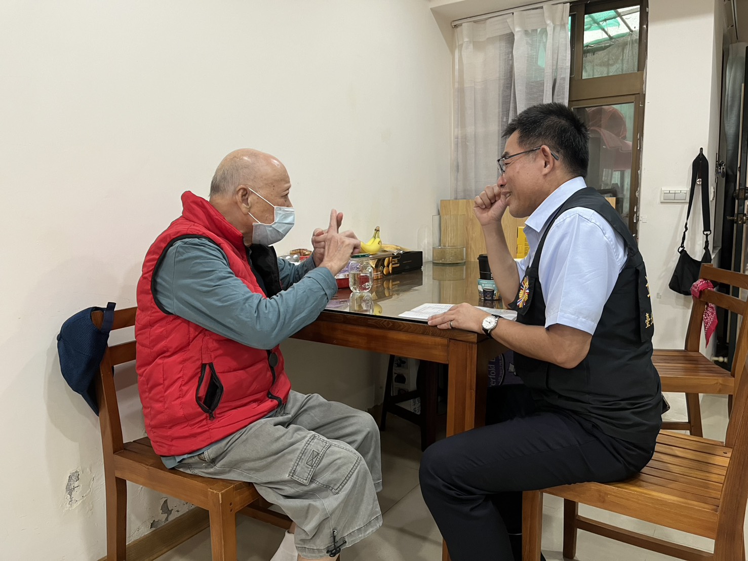 【臺北市榮服處處長關懷南港區榮民眷傳達溫情🥰】