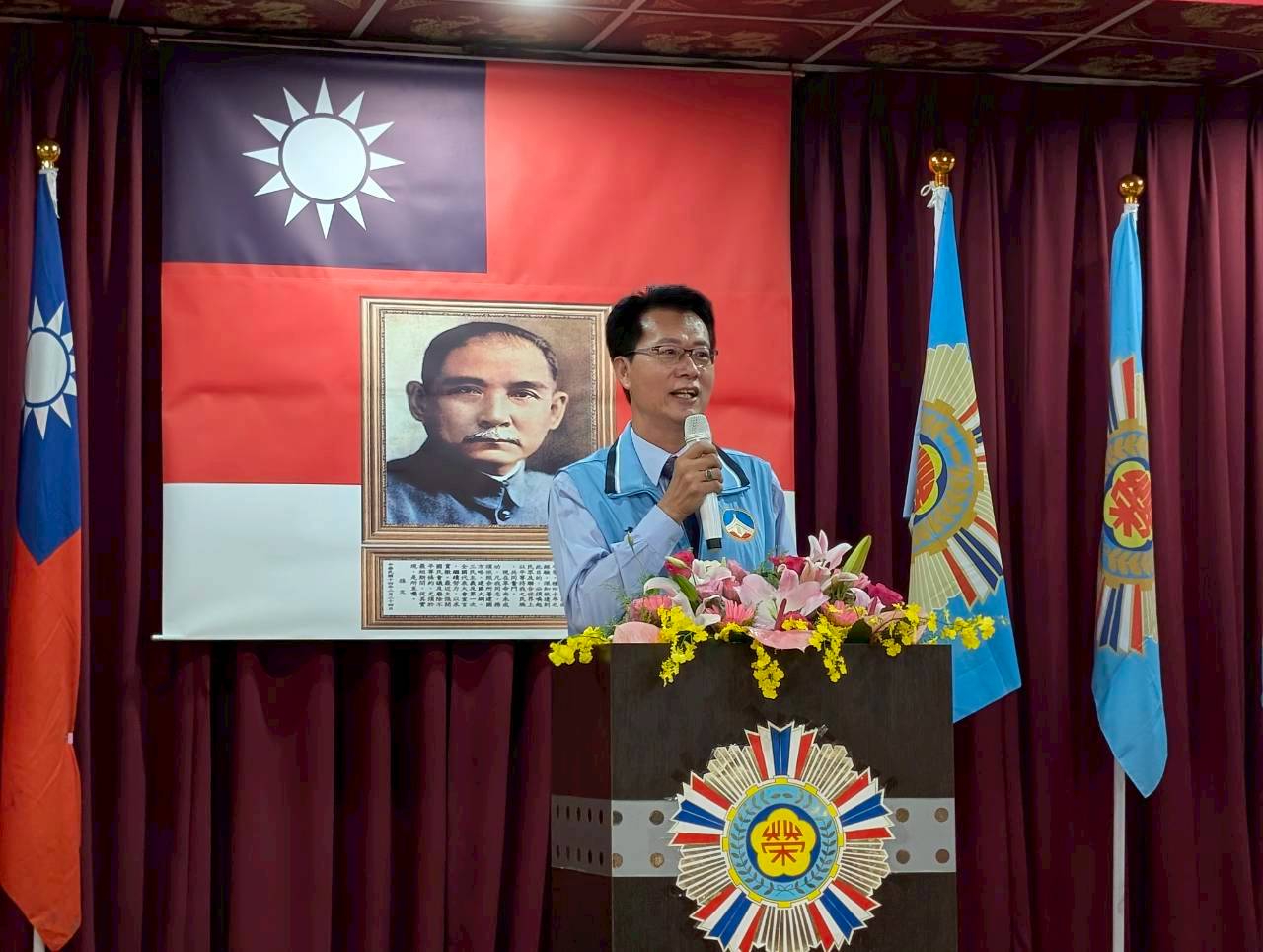 圖三金門縣政府李廣榮參議於榮民節慶祝大會致詞