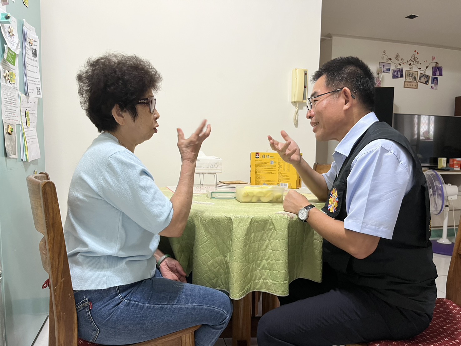 【臺北市榮服處處長關懷南港區榮民眷傳達溫情🥰】