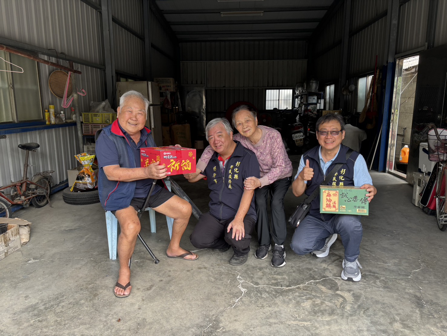 彰化榮服處防颱不鬆懈 提前關懷低窪地區榮民眷5