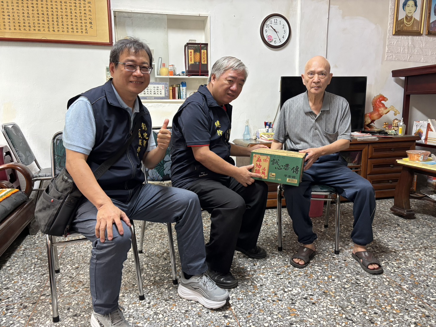 彰化榮服處防颱不鬆懈 提前關懷低窪地區榮民眷3