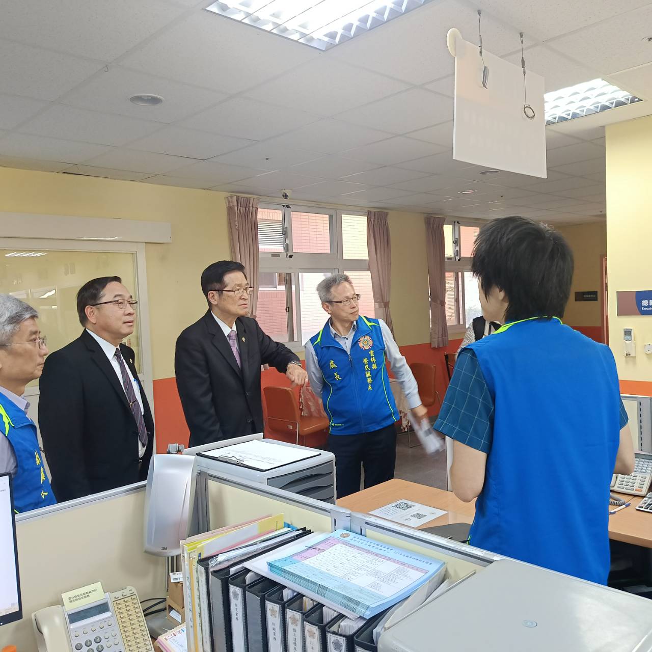 退輔會嚴主委視導雲林縣榮服處 關心榮民服務與防詐宣導成效-2