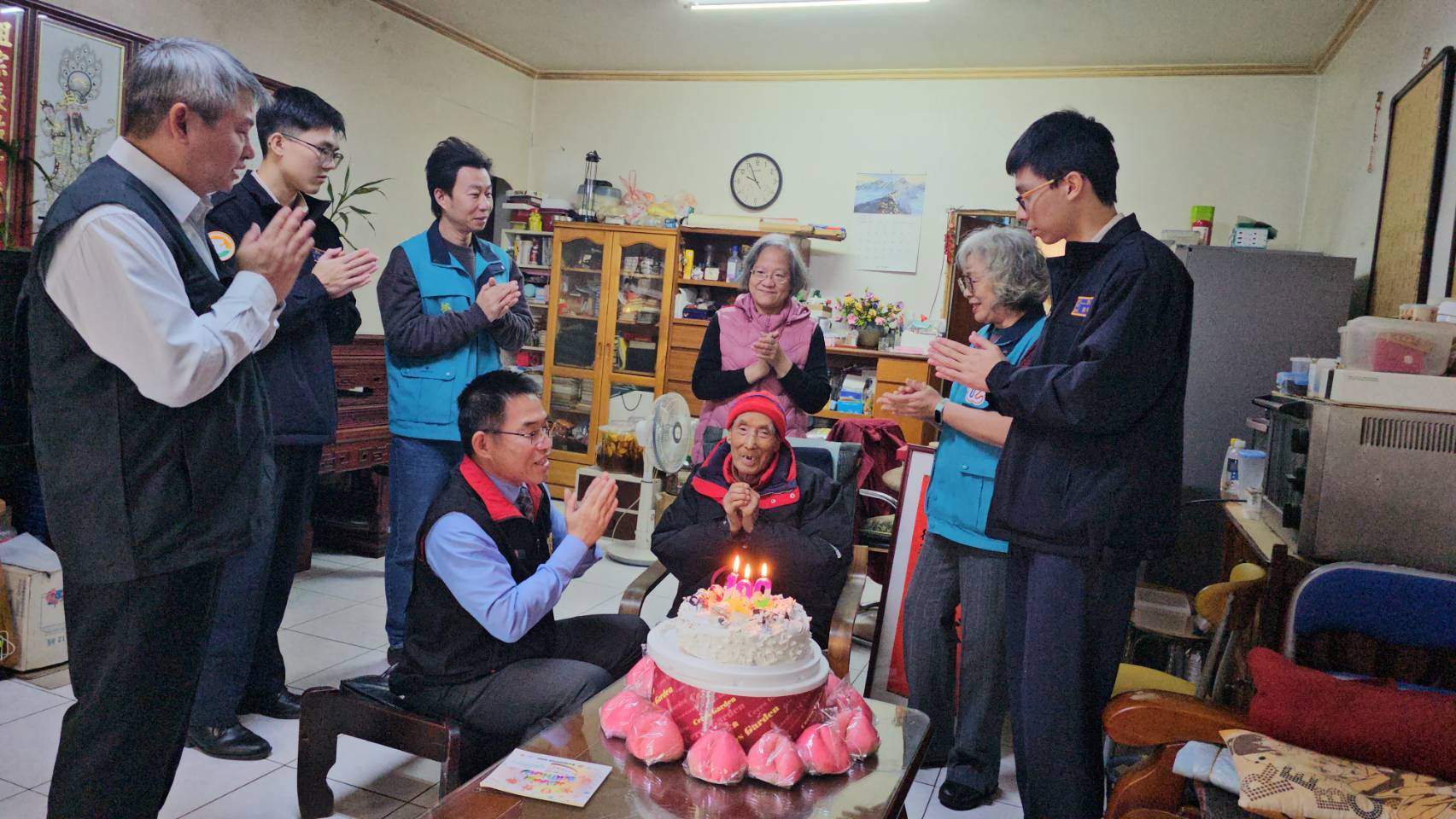 【榮民蔡爺爺迎接百歲🎂臺北榮服處溫馨祝賀🥳】