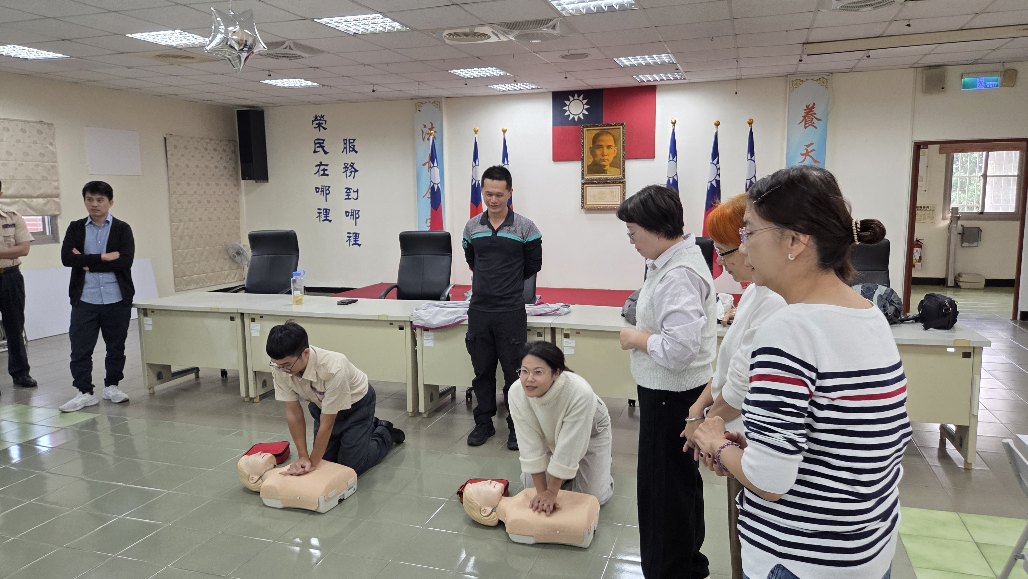 守護生命心跳~彰化縣榮服處辦理「緊急救護應變教育訓練」7