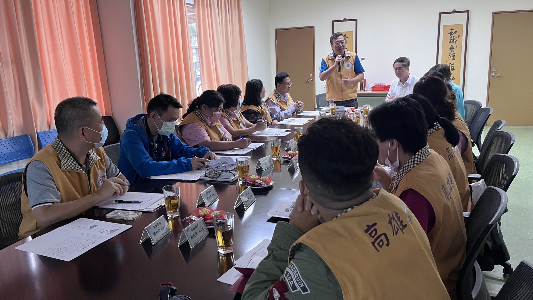 114年12月03日屏東榮家接待高雄榮家參訪團，實地參訪以住民為中心的服務照顧模式