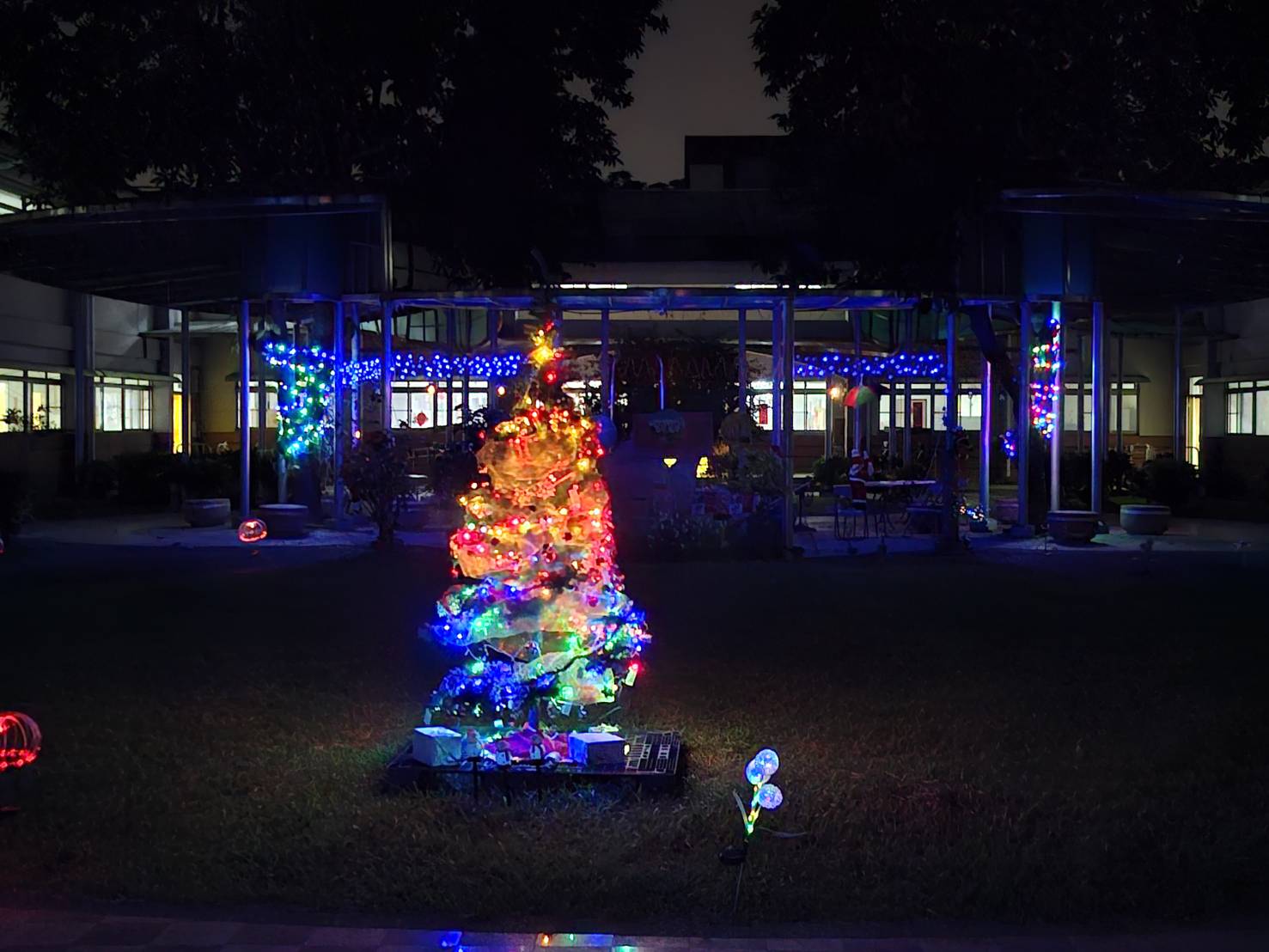 圖4:堂隊佈置完成後拍攝