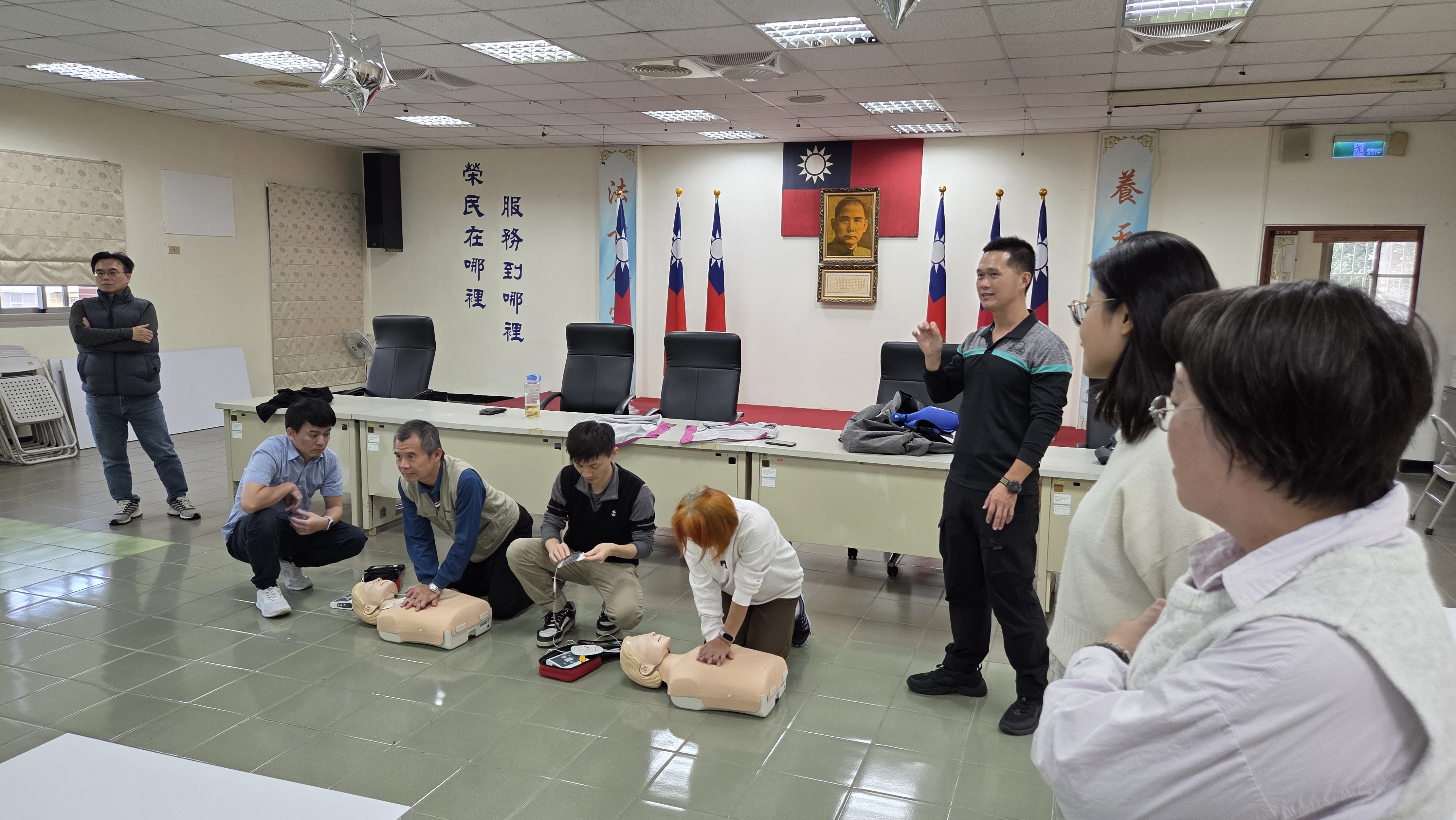 守護生命心跳~彰化縣榮服處辦理「緊急救護應變教育訓練」5