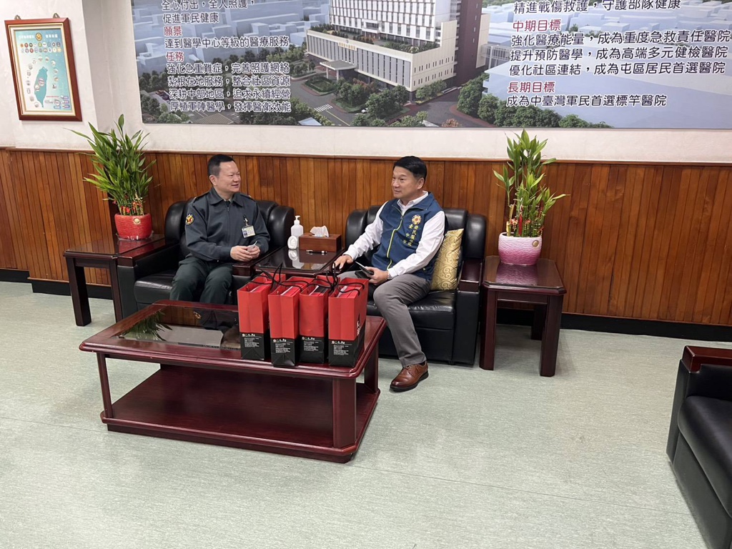 臺中市榮服處攜手國軍臺中總醫院合作守護榮民眷健康