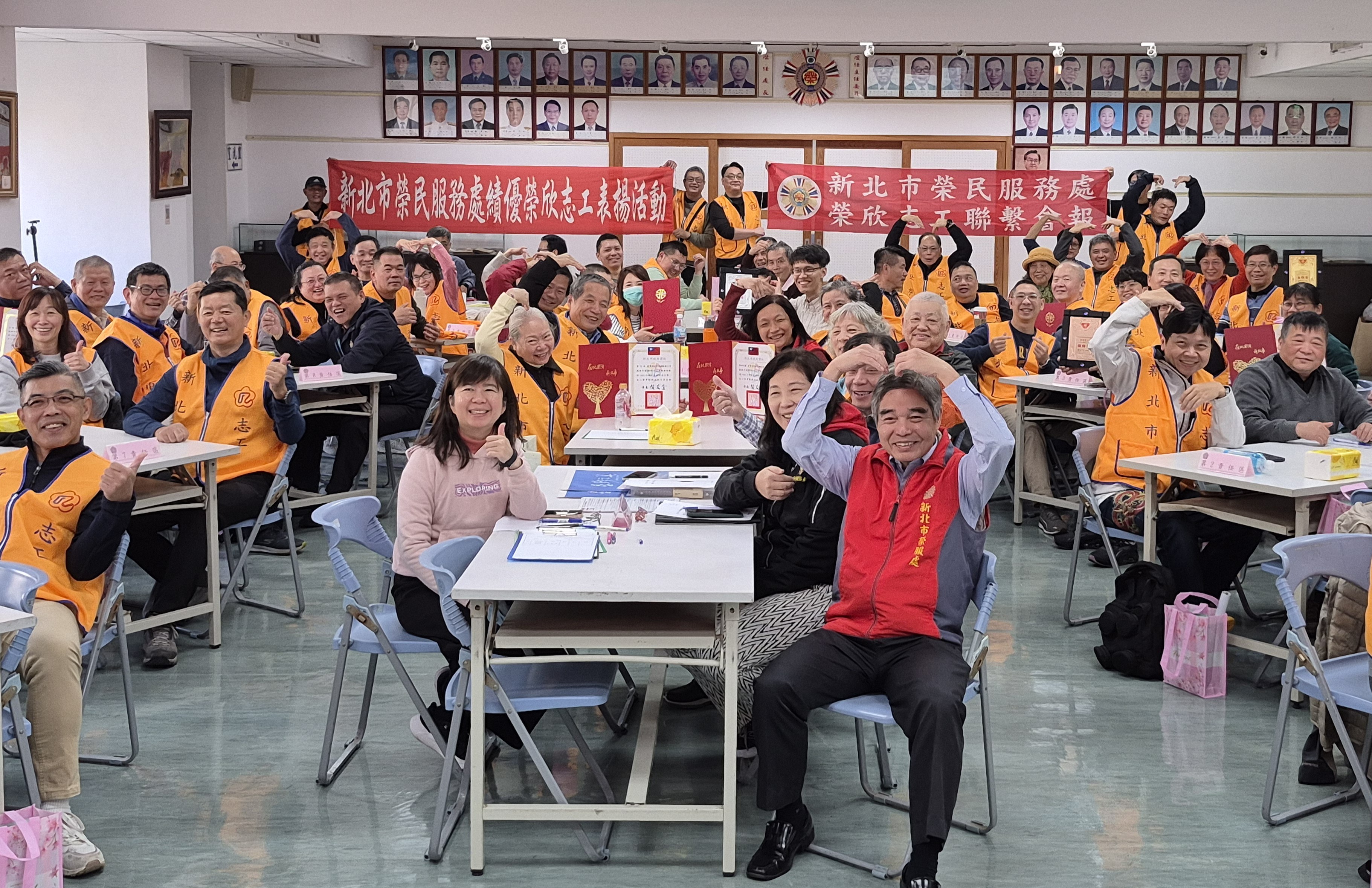 新北榮欣志工獲2金12銀13銅　衛福部肯定服務成果