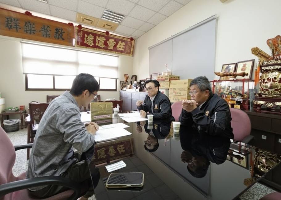 彰化榮服處副處長拜會旭野公司開發優質職缺協助退除役官兵就業3