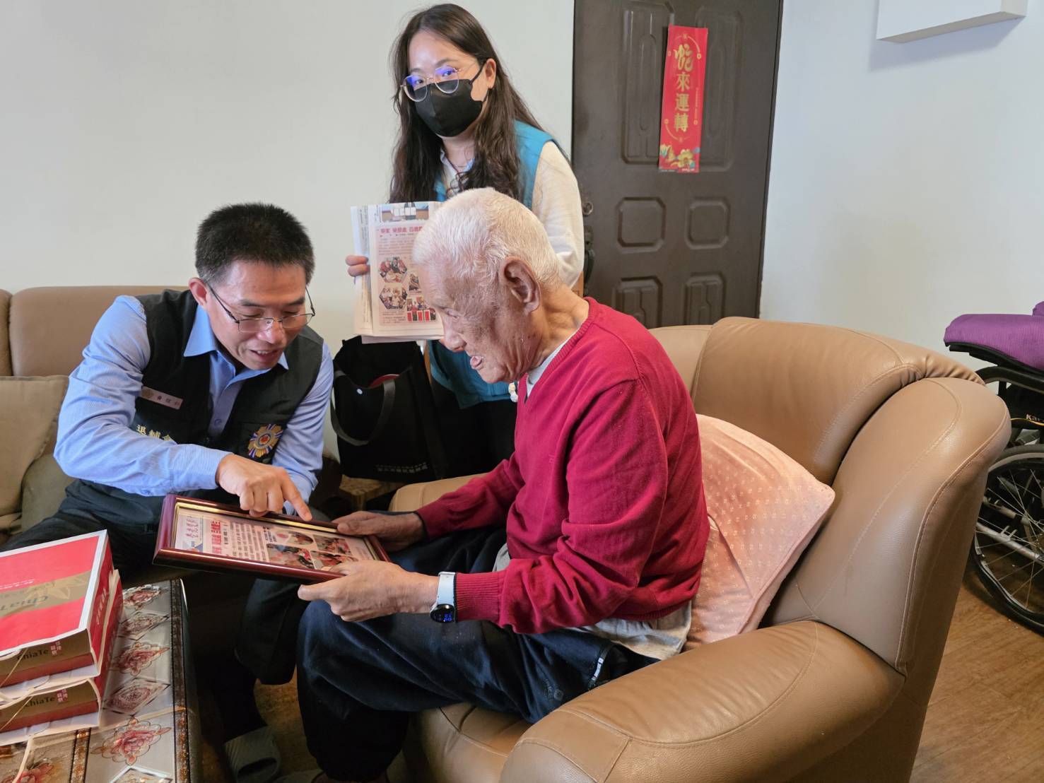【臺北市榮服處有溫度的服務❤️感動高齡榮民】