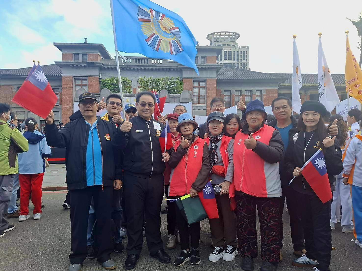 115.01.01本處出席縣、市政府元旦升旗典禮