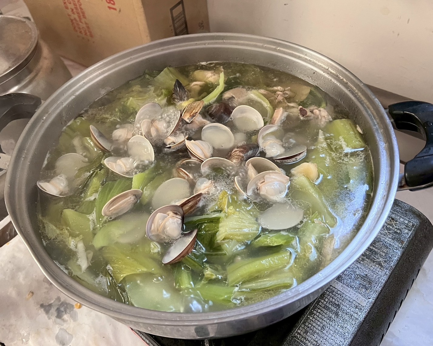 圖2:好吃的長年菜蛤蜊雞湯