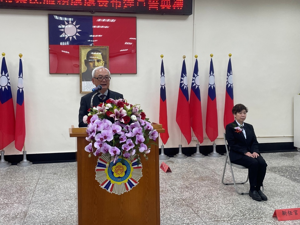輔導會陳副主任委員主持臺中市榮服處新任處長布達典禮暨員工座談會