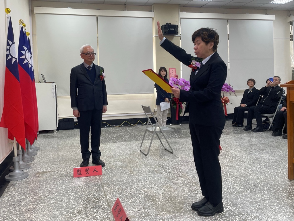 輔導會陳副主任委員主持臺中市榮服處新任處長布達典禮暨員工座談會