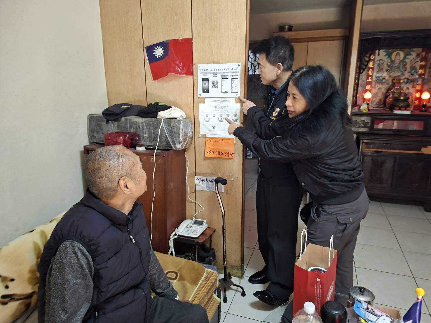 澎湖榮服處推動數位照護　強化離島榮民關懷服務