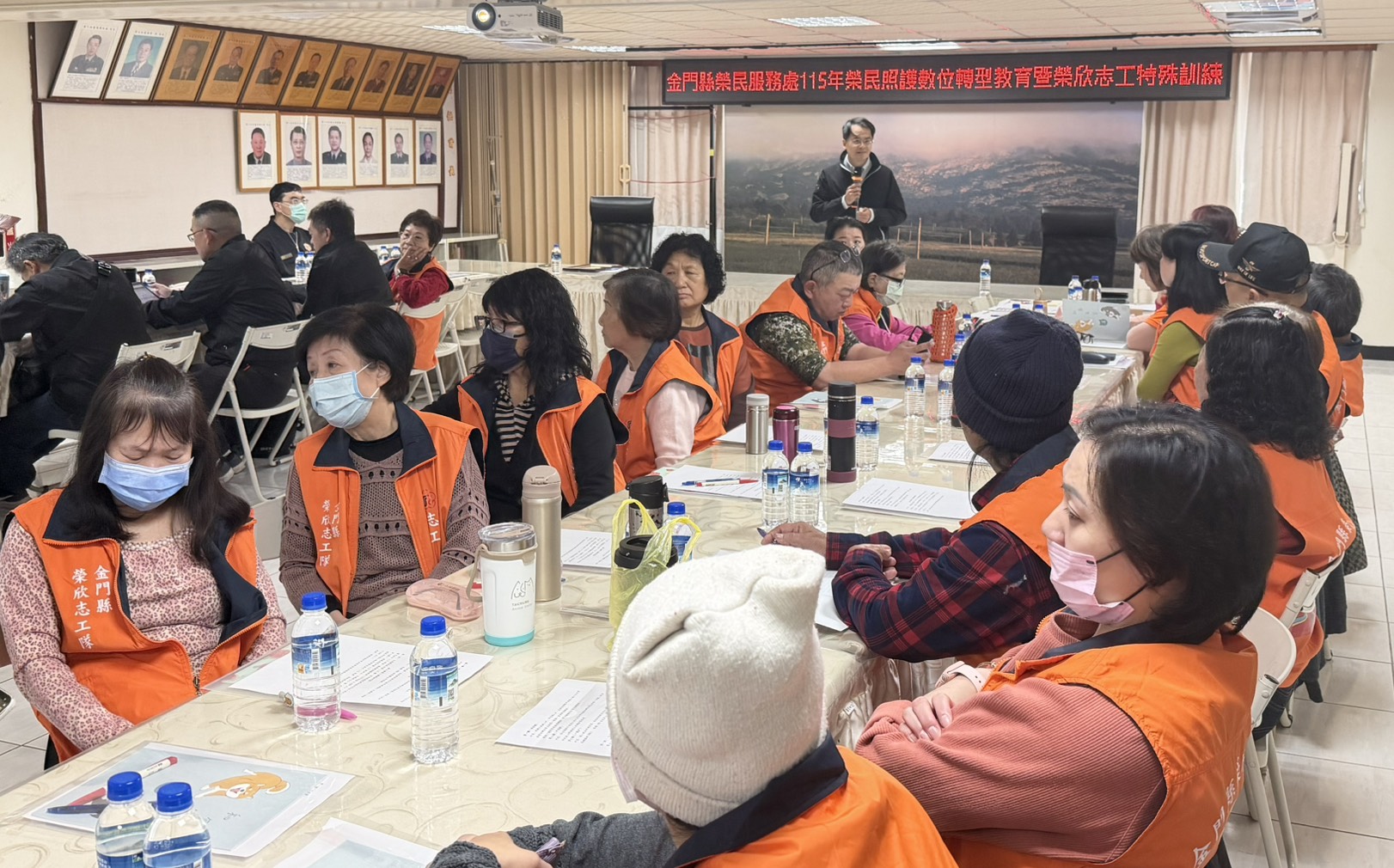 圖四金門大學李大正助理教授實施社會福利課程講授