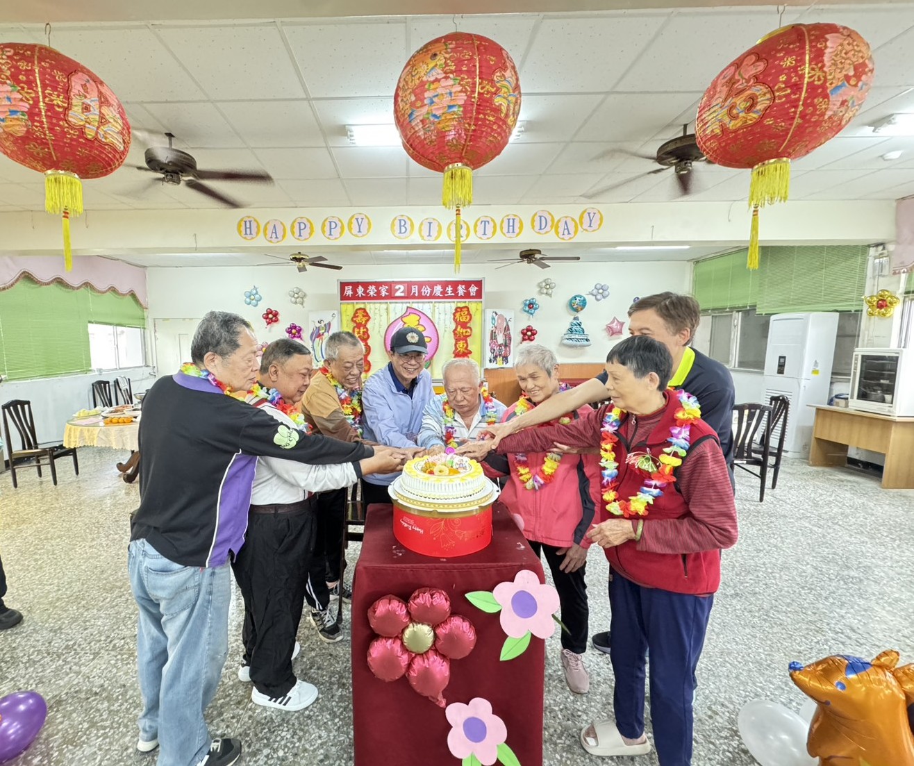 115年02月24日屏東榮家溫馨慶生 暖心關懷祝壽