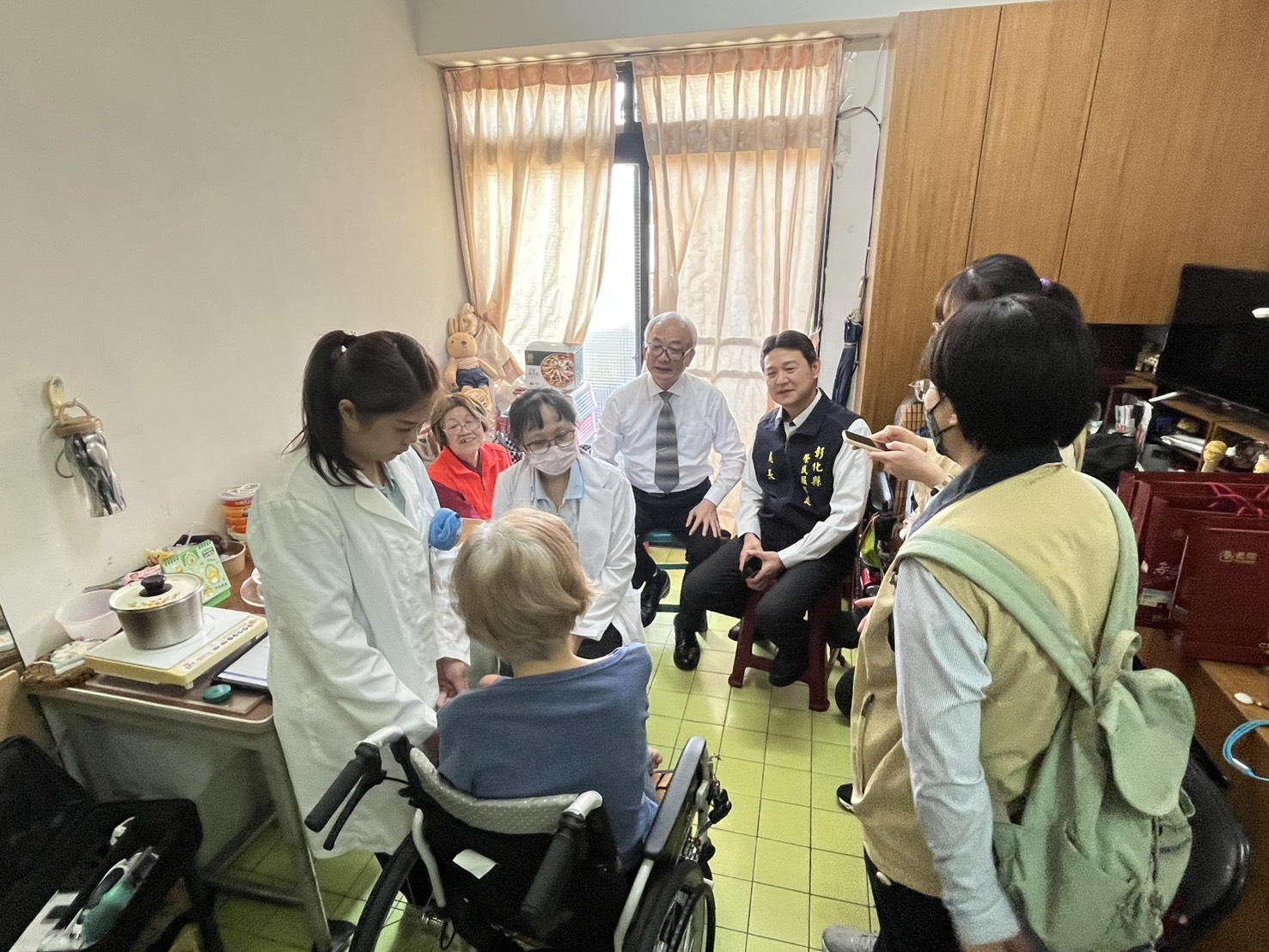 輔導會陳進廣副主任委員視導彰化縣榮服處安心御老 以科技串起溫暖守護網9