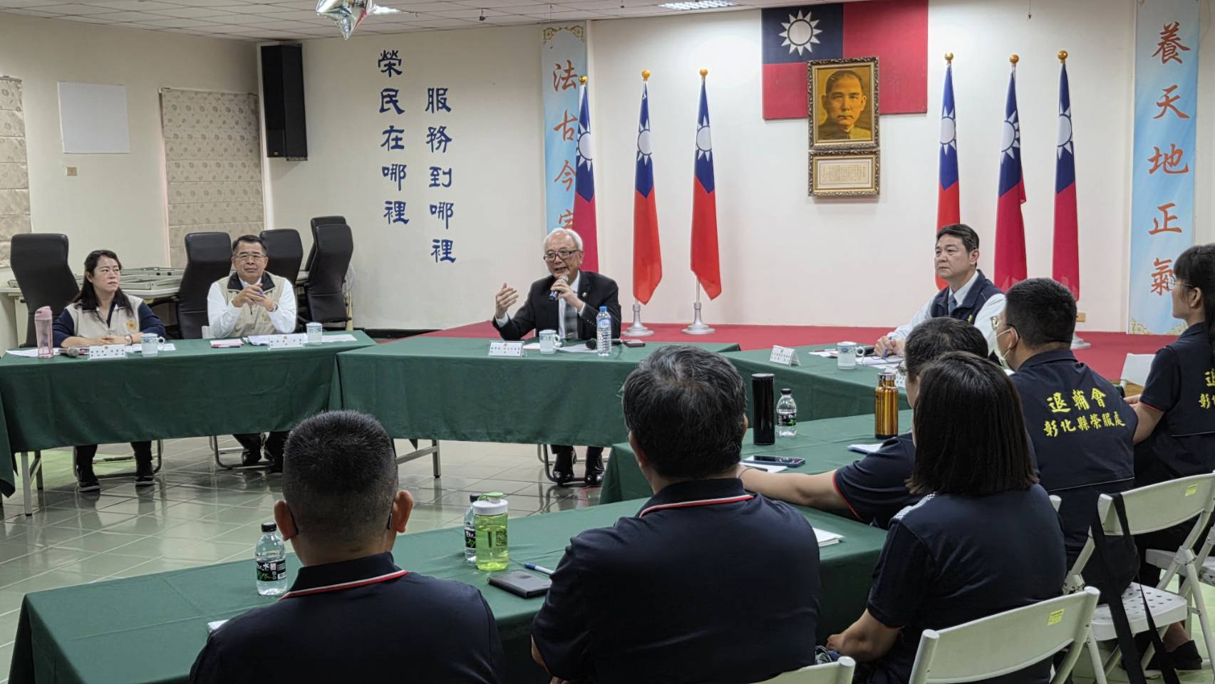 輔導會陳進廣副主任委員視導彰化縣榮服處安心御老 以科技串起溫暖守護網