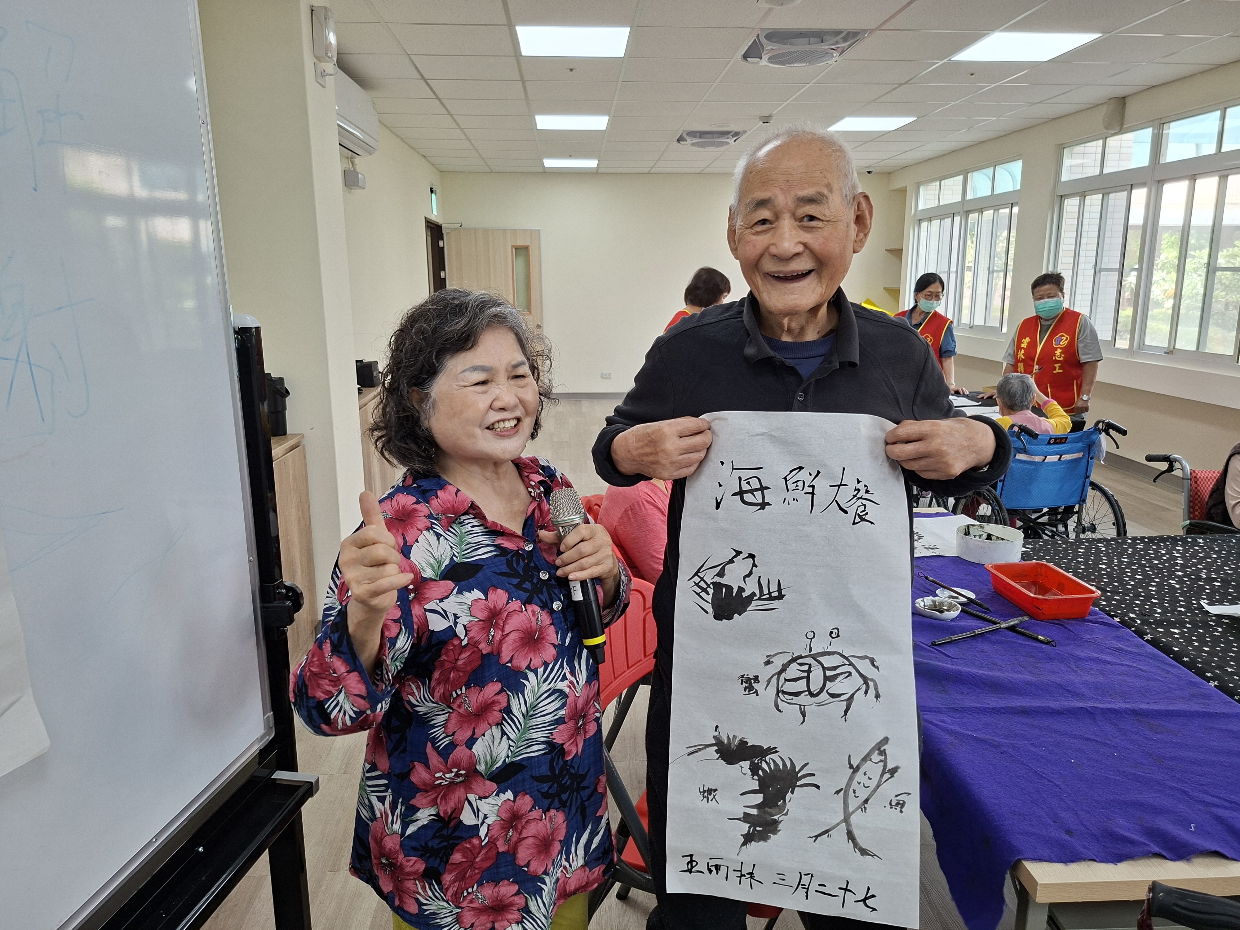 115年3月27日銀寶學苑-🎨長輩的藝術時光-大龍蝦創作課程