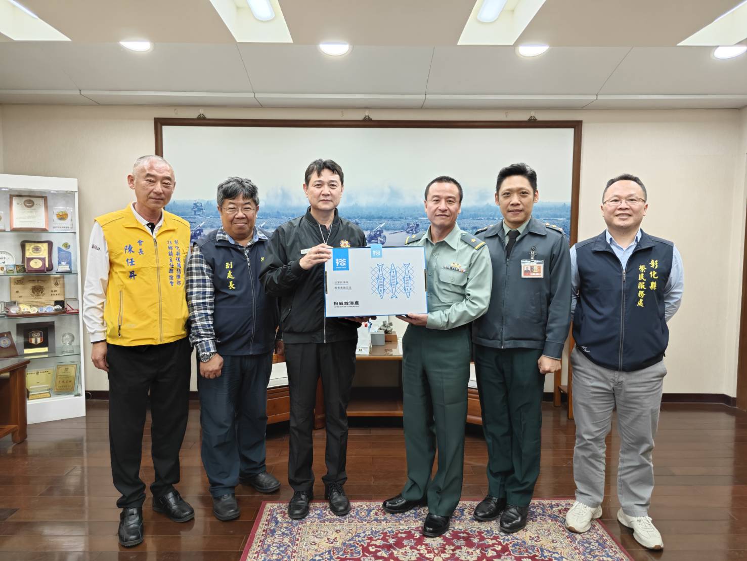 彰化縣榮服處前進砲測中心 宣導退役官兵權益