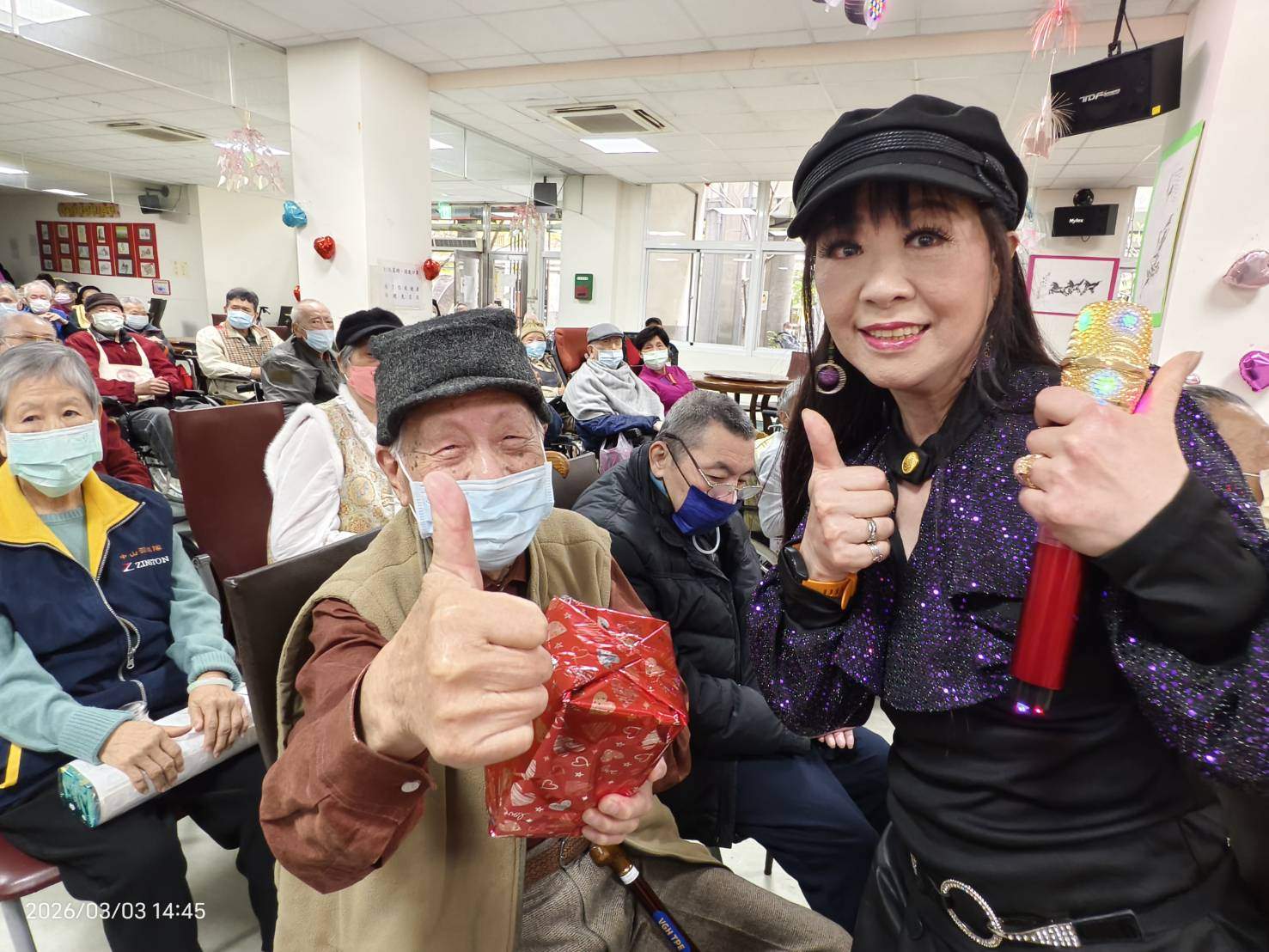 新北真愛慈善團慶元宵表演