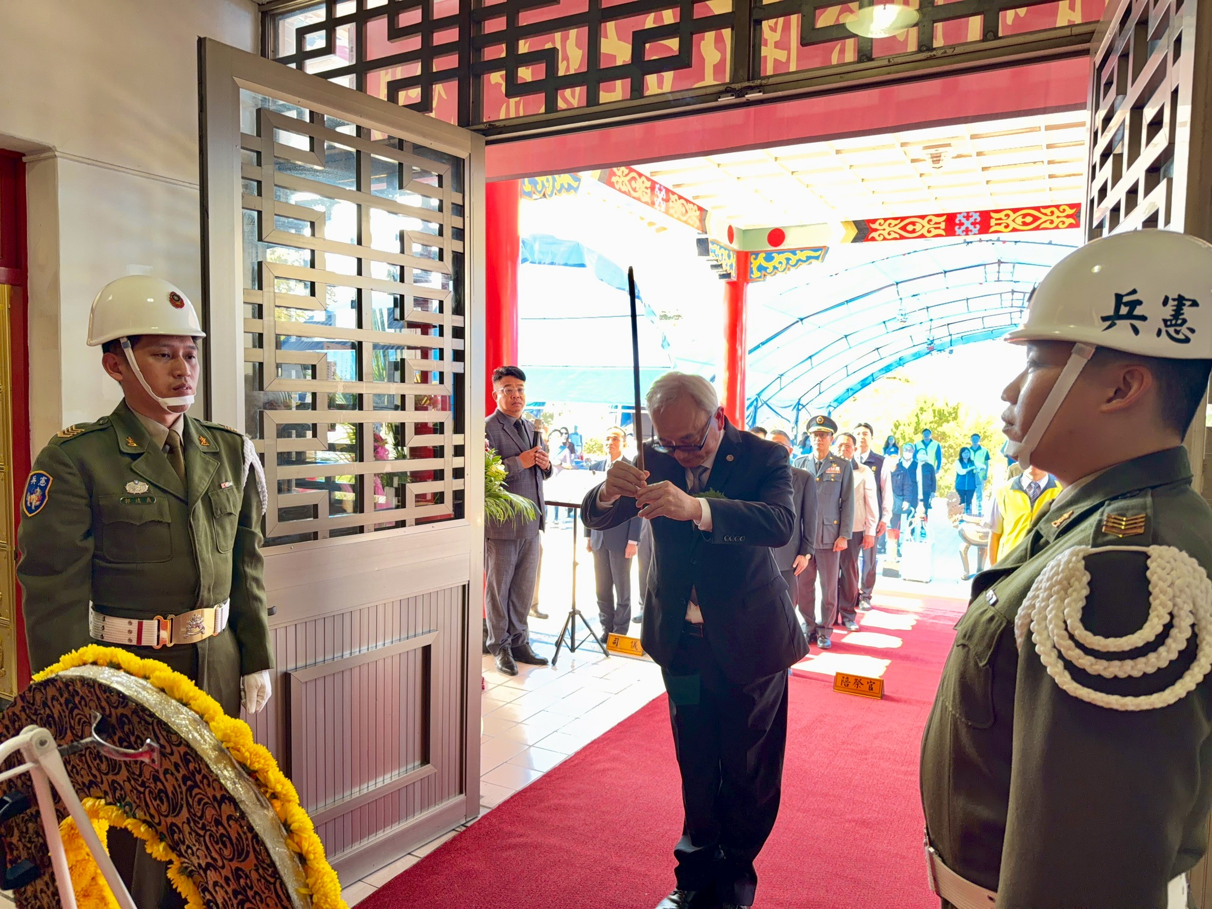 輔導會辦理115年中部地區春祭典禮感念亡故榮民犧牲奉獻精神2