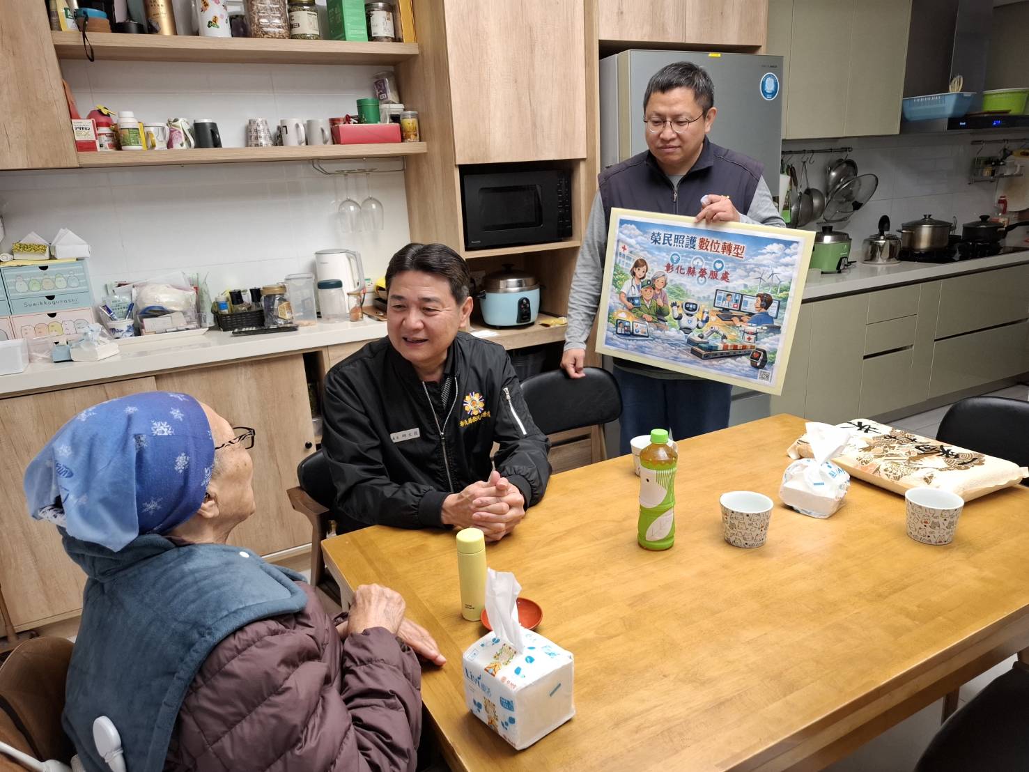 彰化縣榮服處訪視高齡榮民眷長輩1