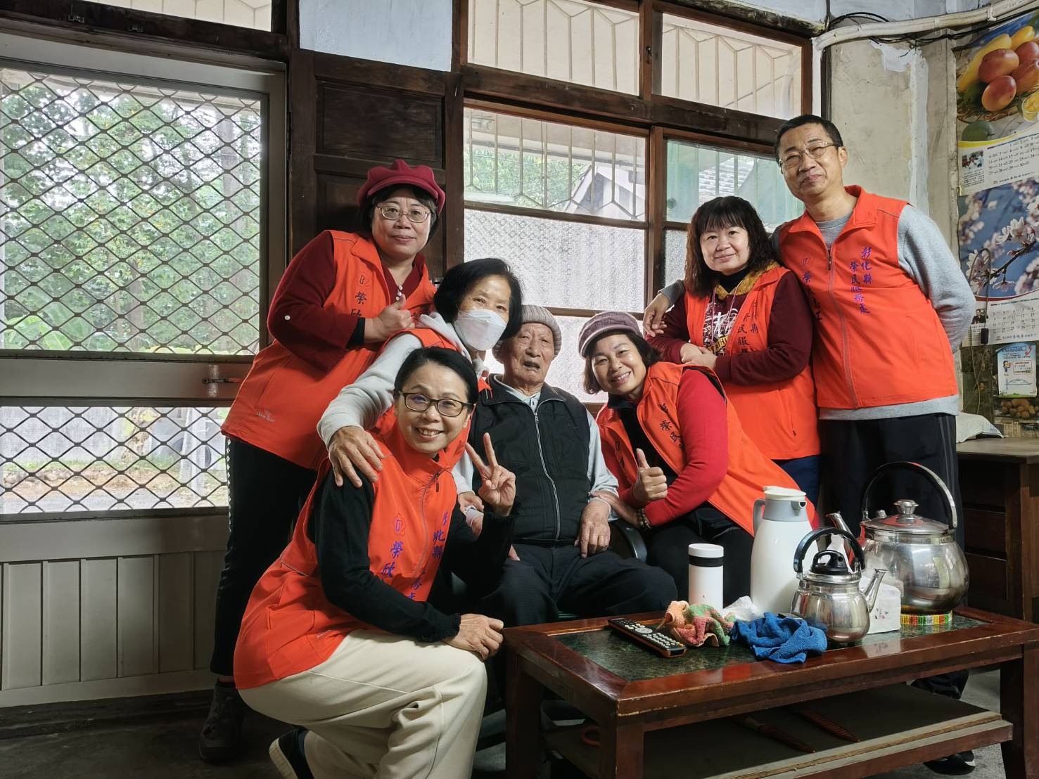 新春團拜暨隊務會議 彰化榮欣志工關懷百歲榮民4