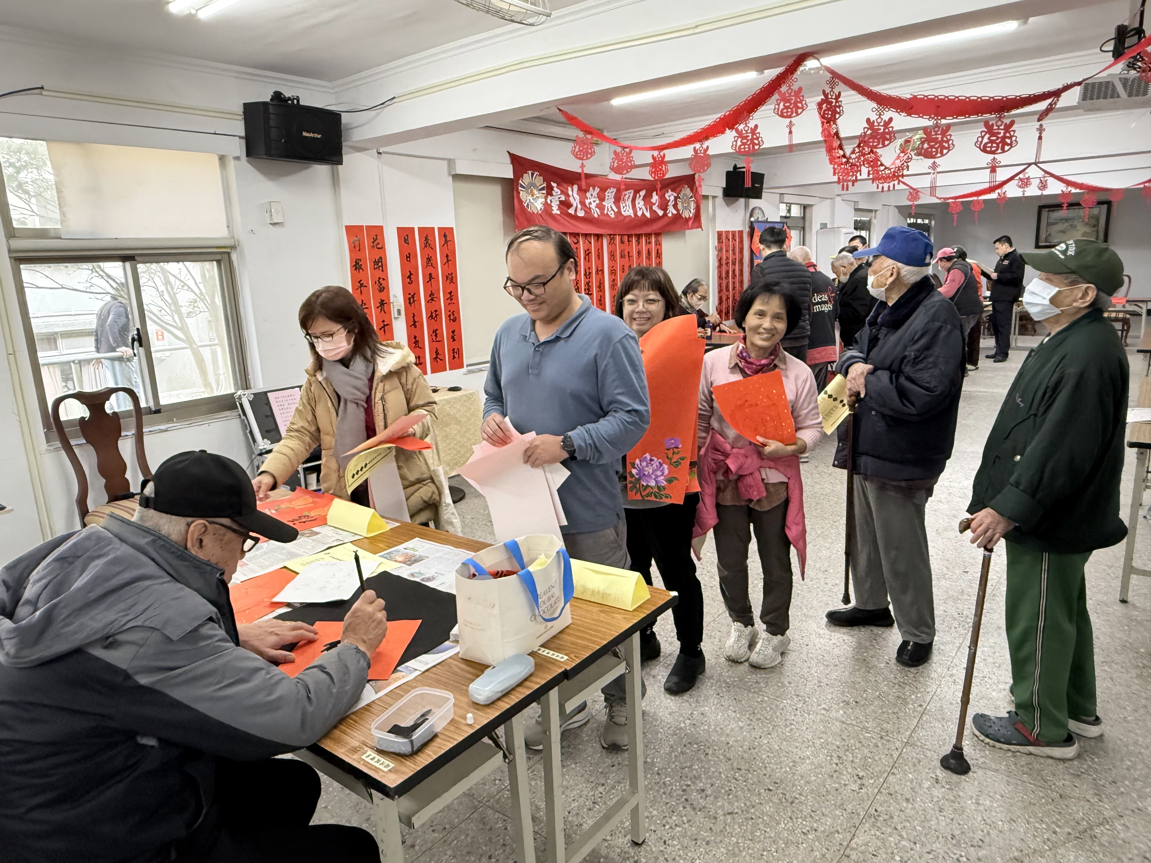 1150203駿馬奔騰揮毫贈春聯活動