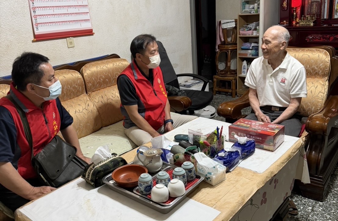 愛在永和、關懷零距離  新北市榮服處主動訪視年長榮民眷