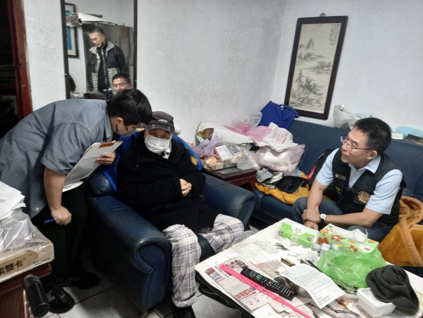 臺北市榮服處攜手榮總深入偏遠山區守護高齡獨居榮民