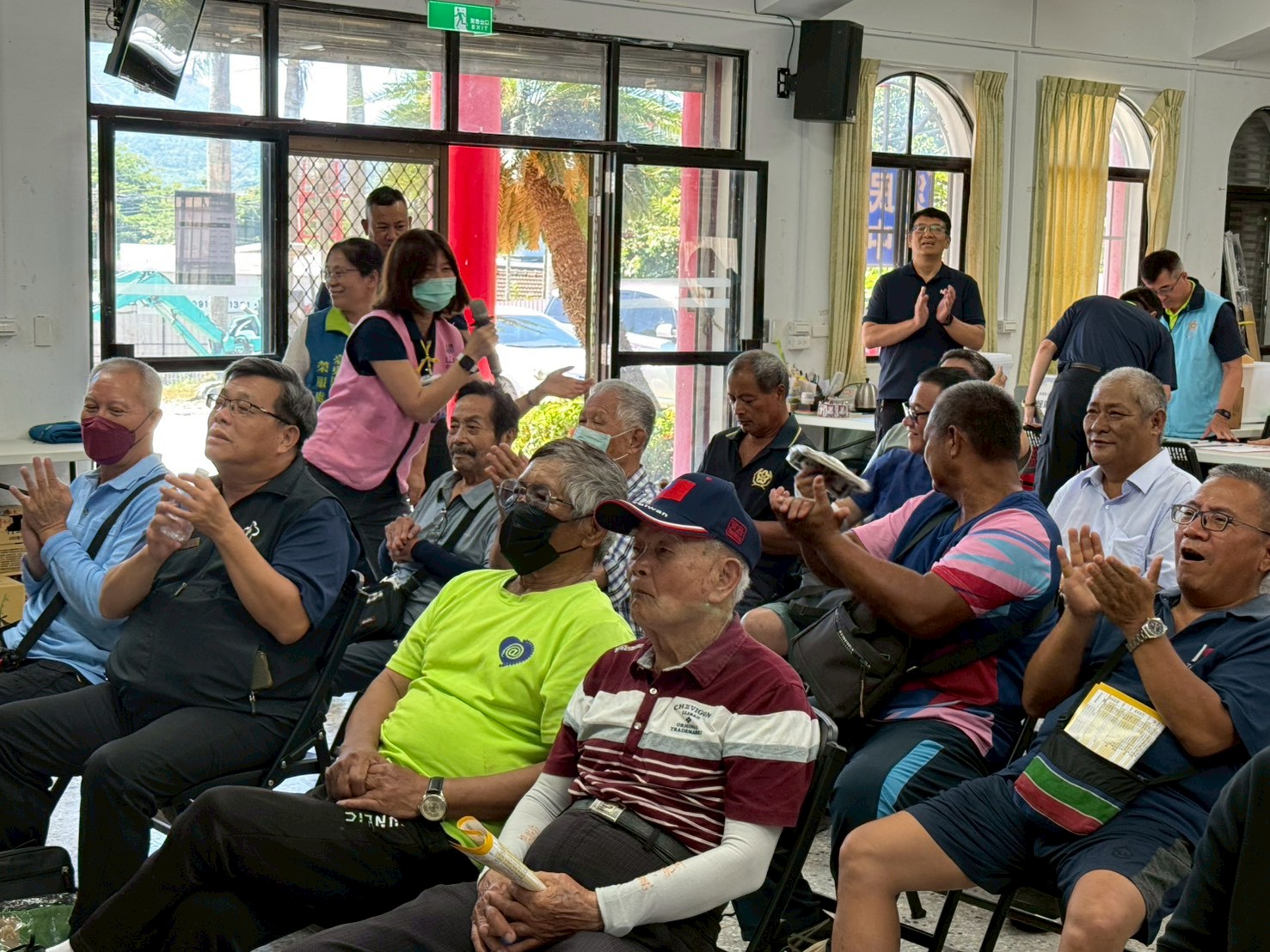 關山分區座談會_授課講師與榮民互動