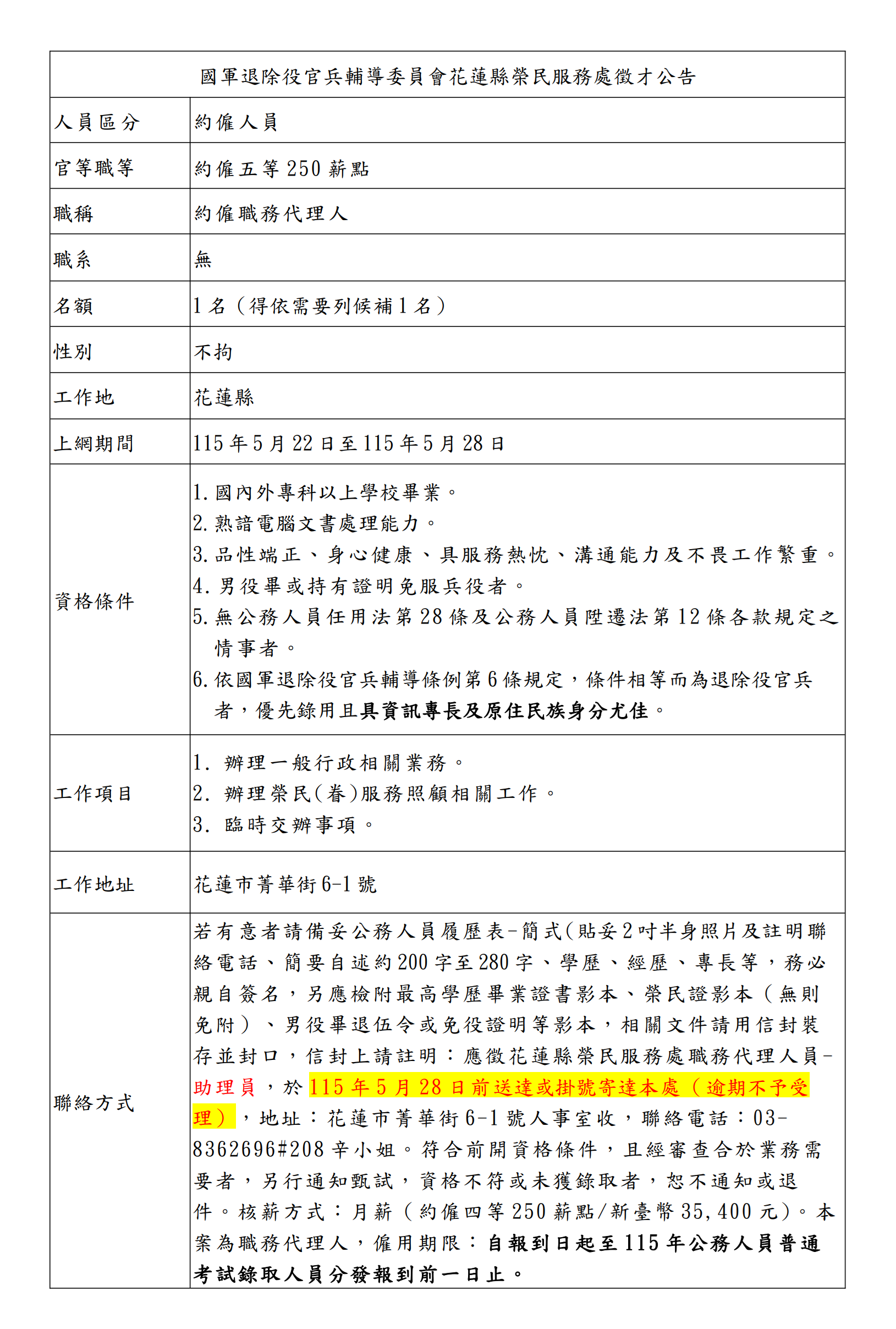 1_約僱職代助理員公告(A980150)