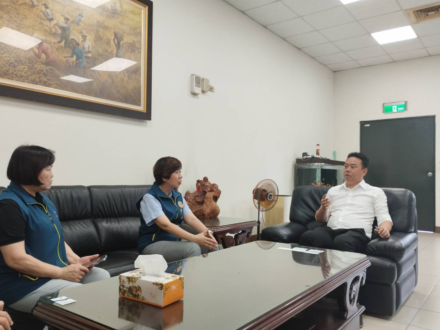 臺中市榮服處拜會中鹿客運公司商討就業媒合合作事宜