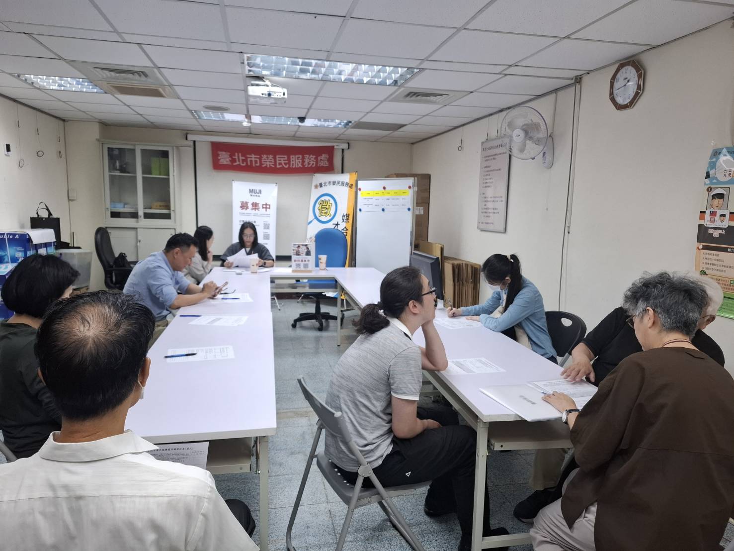 臺北市榮服處攜手無印良品 積極媒合退除役官兵就業