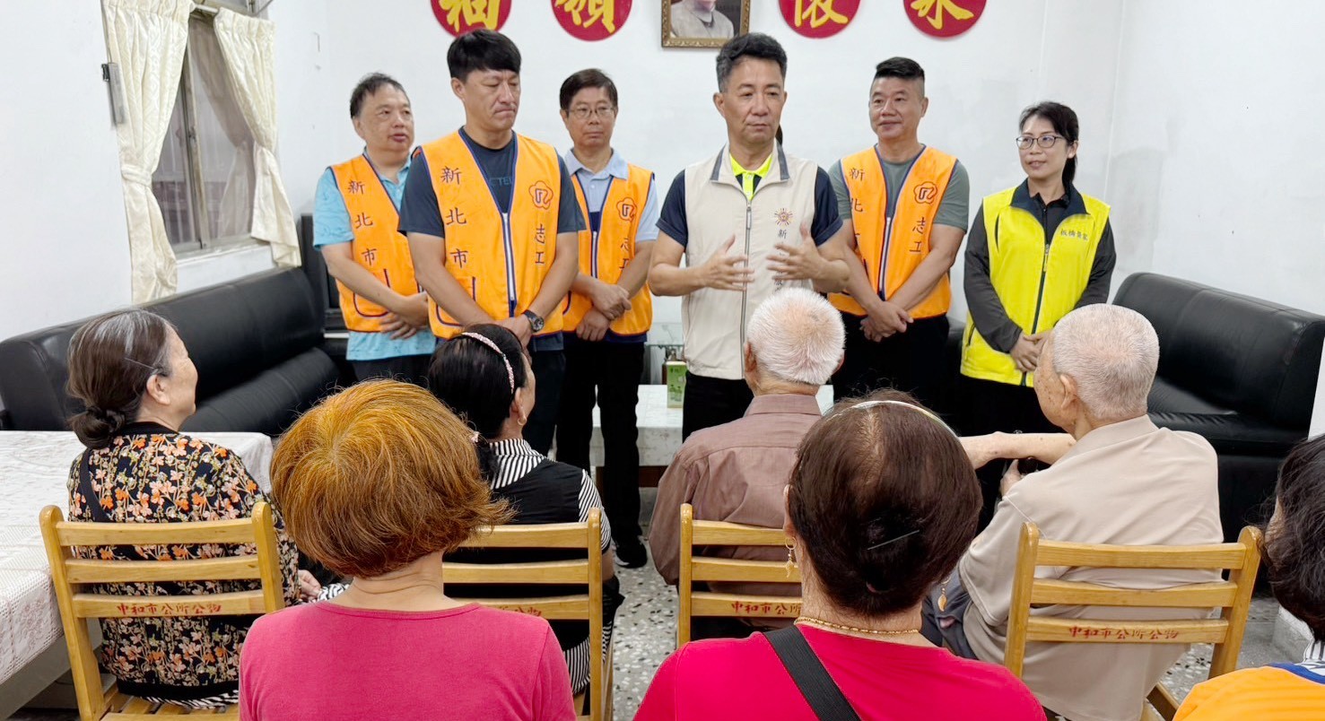 端節送暖 新北榮服處關懷退舍榮民長輩