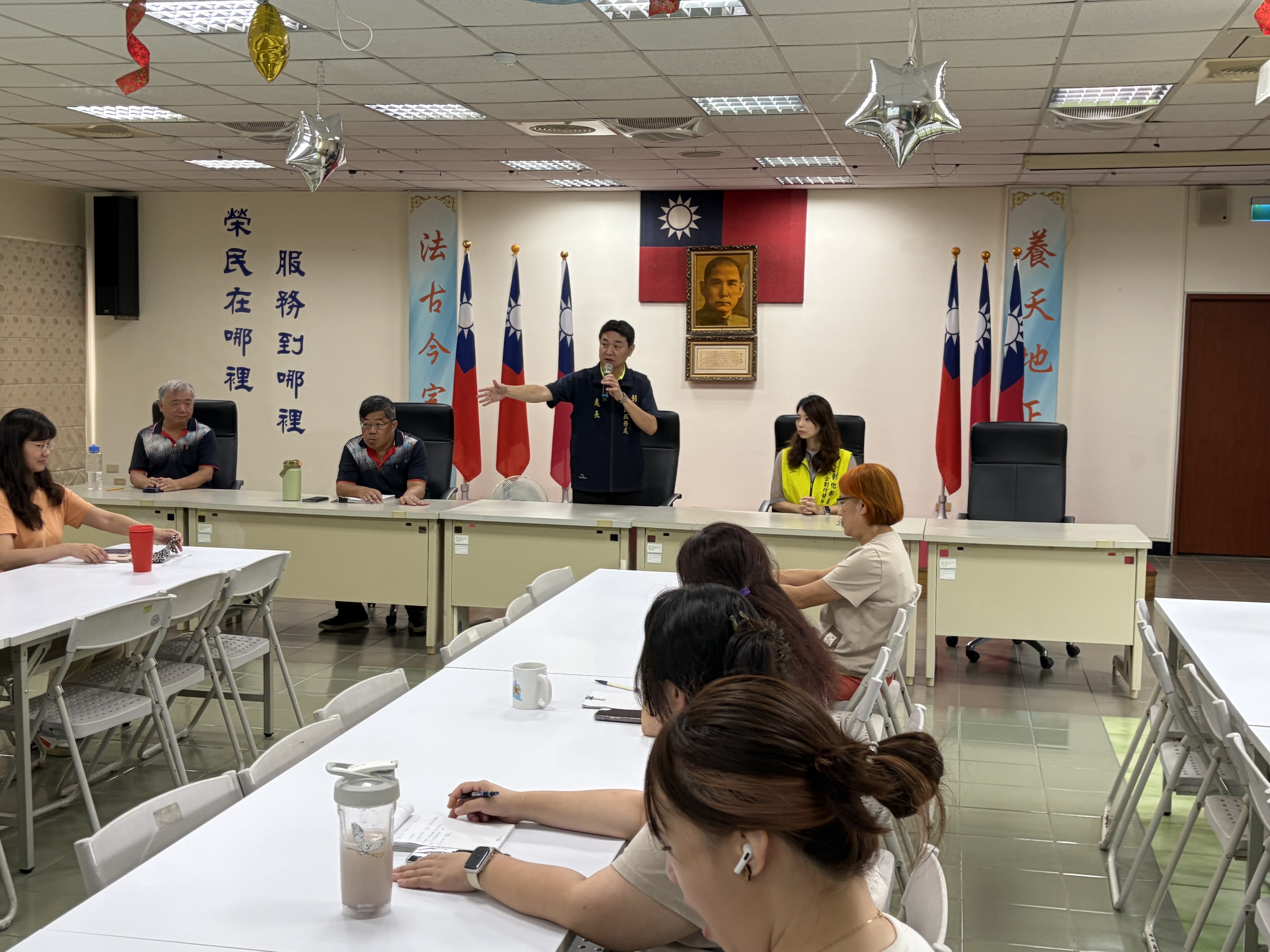 彰化郵局攜手彰化榮服處實施金融教育及防詐騙宣導2