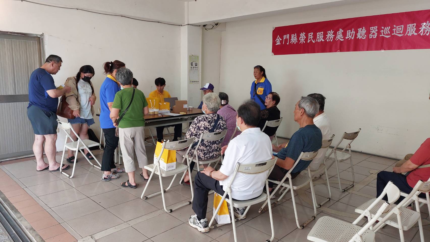 圖四榮民踴躍參與助聽器服務現況