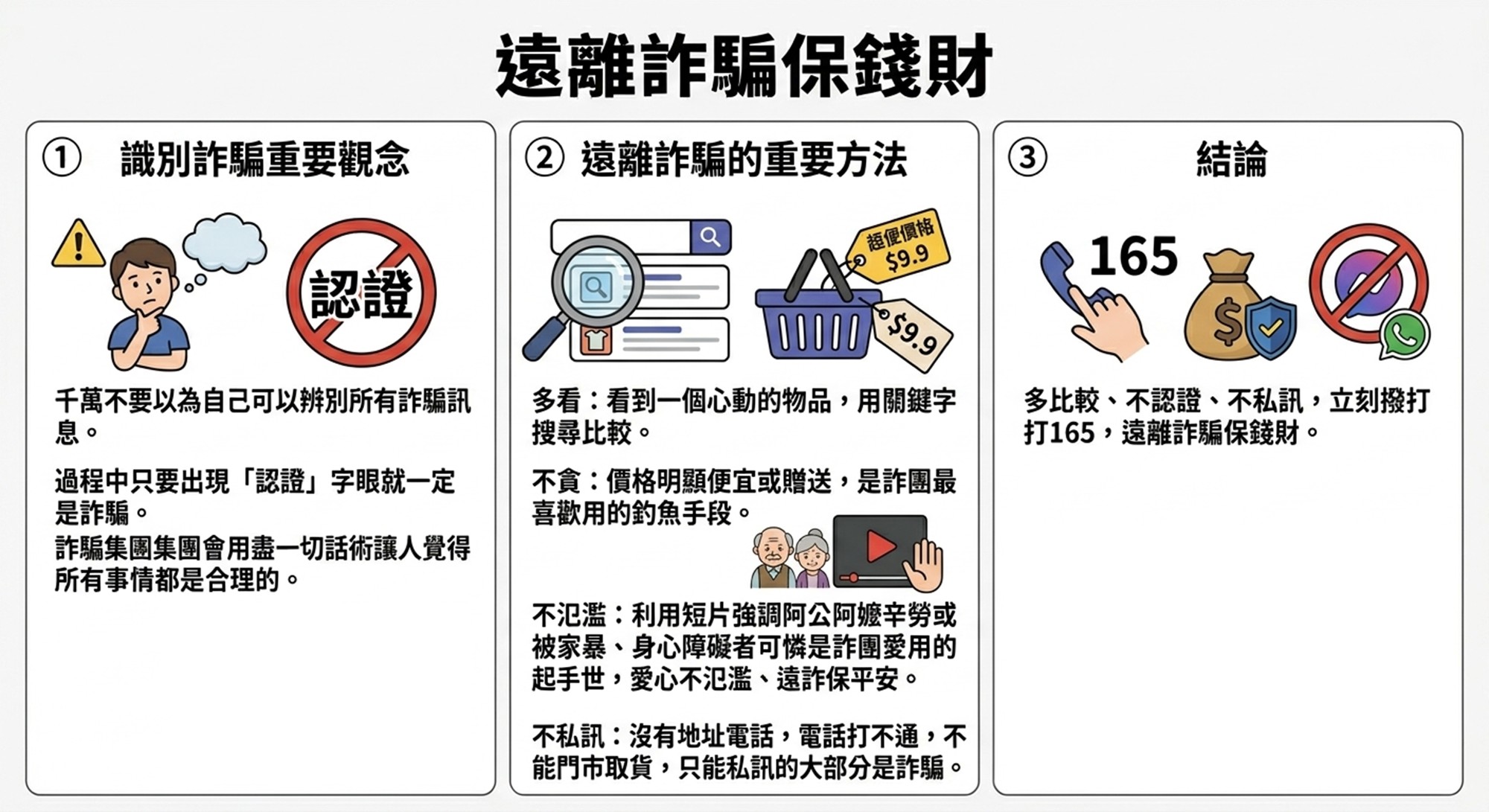 遠離詐騙保錢財