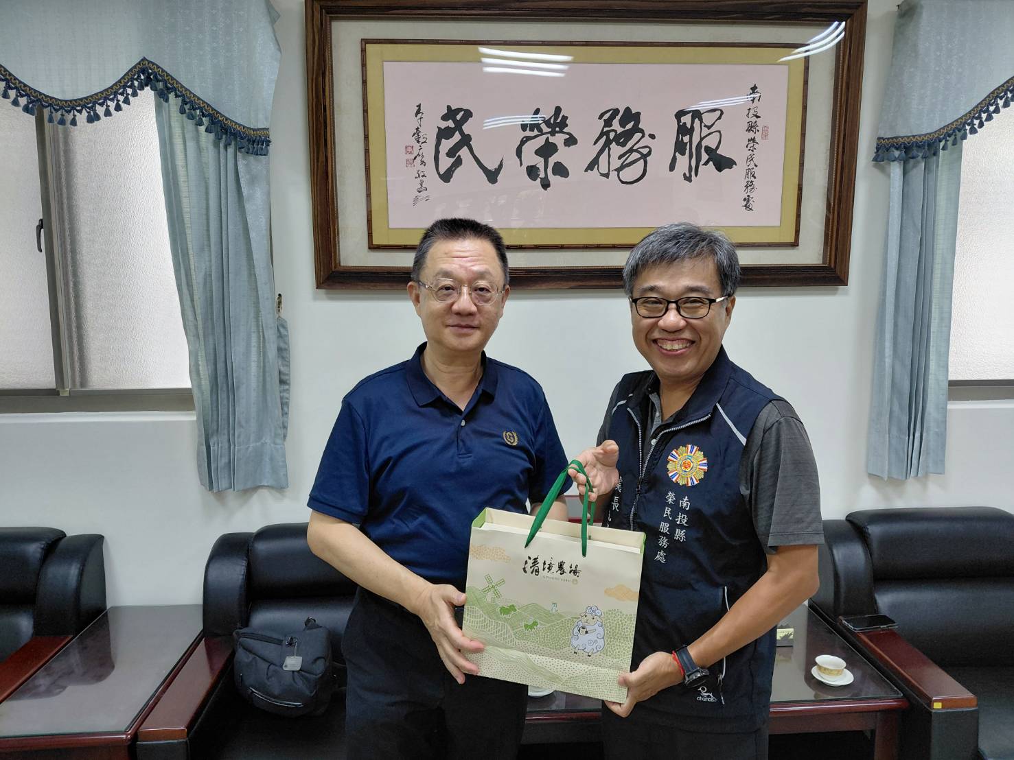 深化新聞宣導合作 臺中市新聞記者公會拜會南投縣榮服處